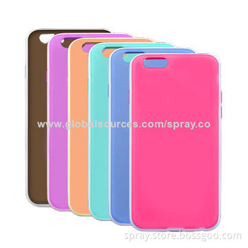 Dual Injection TPU Back Case Cover for iPhone, High Quality to Prevent Foggy